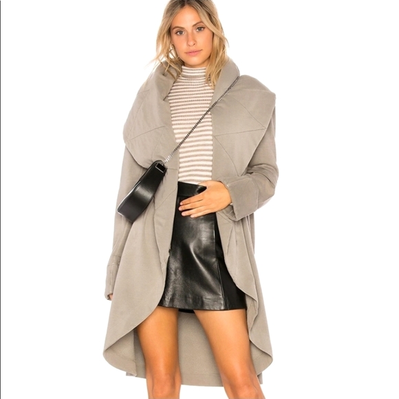 Young Fabulous & Broke Cotton Sandrine Coat in Sage, M/L - Picture 2 of 10